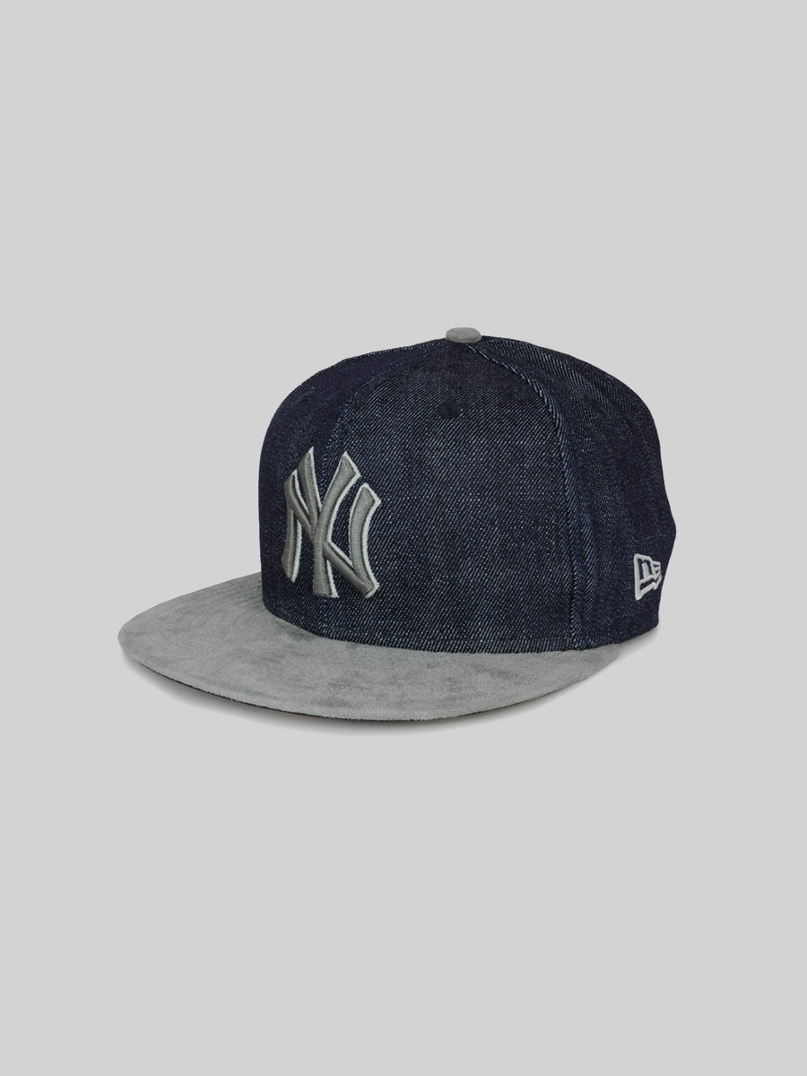 New Era NY Denim Suede Strapback