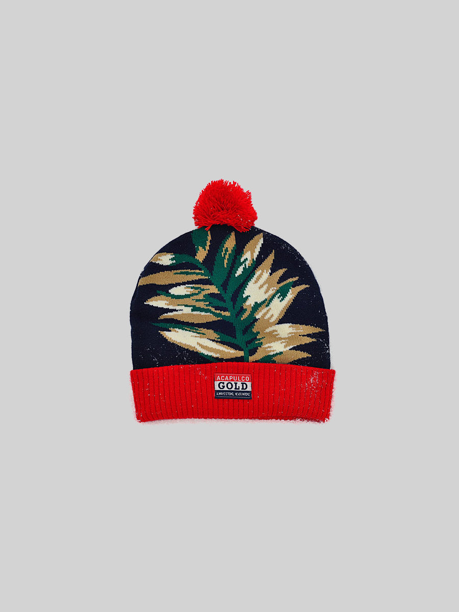 New Era Acapulco Gold Hawaiian Pom Pom Beanie